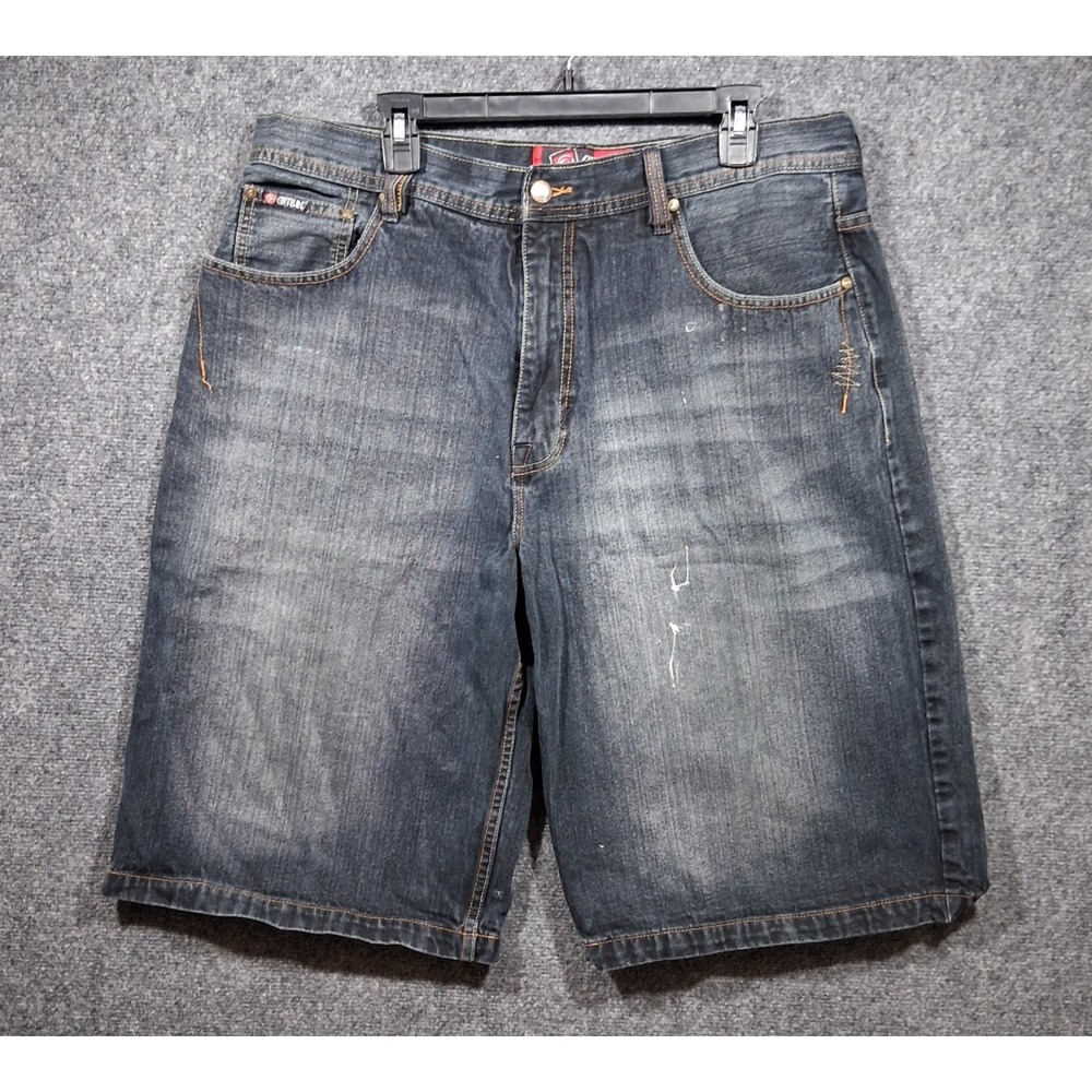 Culture Premium Denim Outfits Mens W38 Dark Wash Straight Leg Jeans Blue Cotton‎
